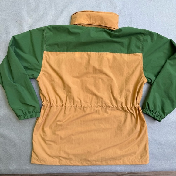 CruiseWear & Company Men's Rain Jacket Windbreaker Yellow Green Hooded Alaska L - Picture 6 of 7